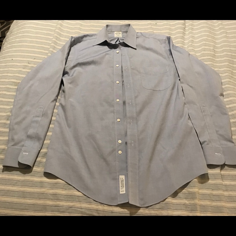 Men’s Brooks Brothers blue dress shirt